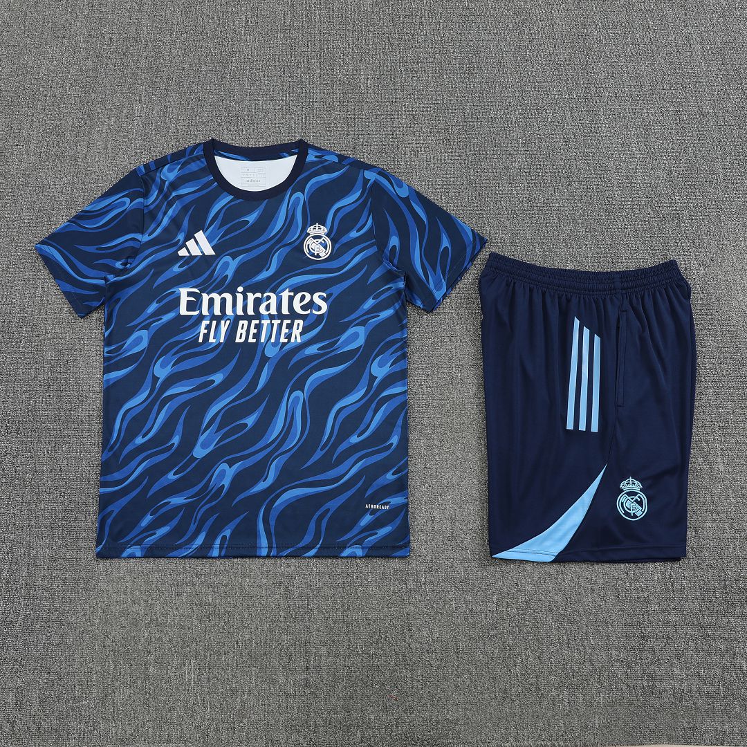 Real Madrid Training Jersey Kit Blue 2025/26