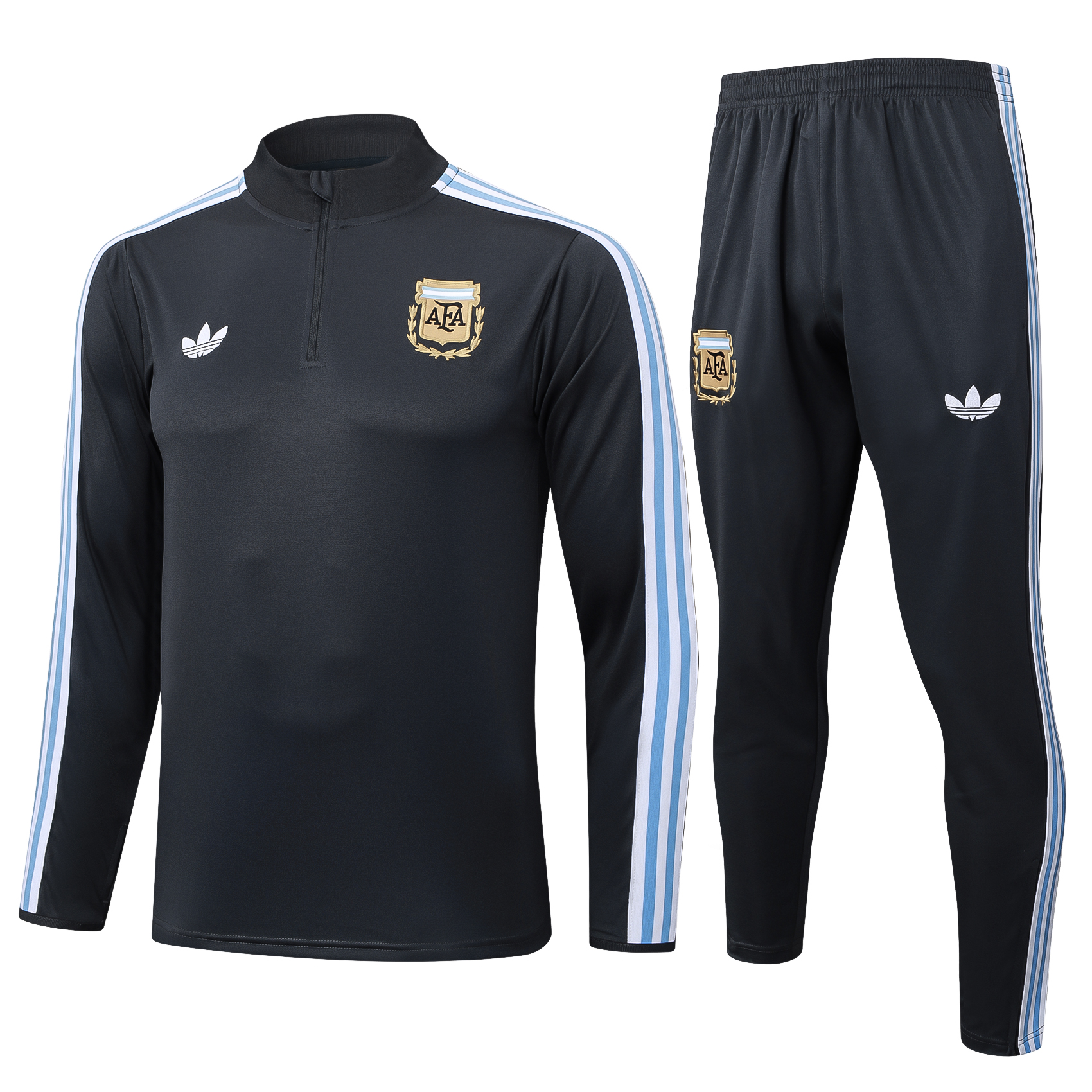 Argentina Training Kit (Sweatshirt+Pants) Deep Grey 2025