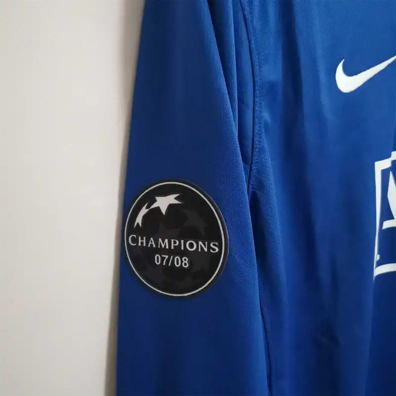 Manchester United Retro Home Long Sleeve Football Jersey Shirt 2008/09