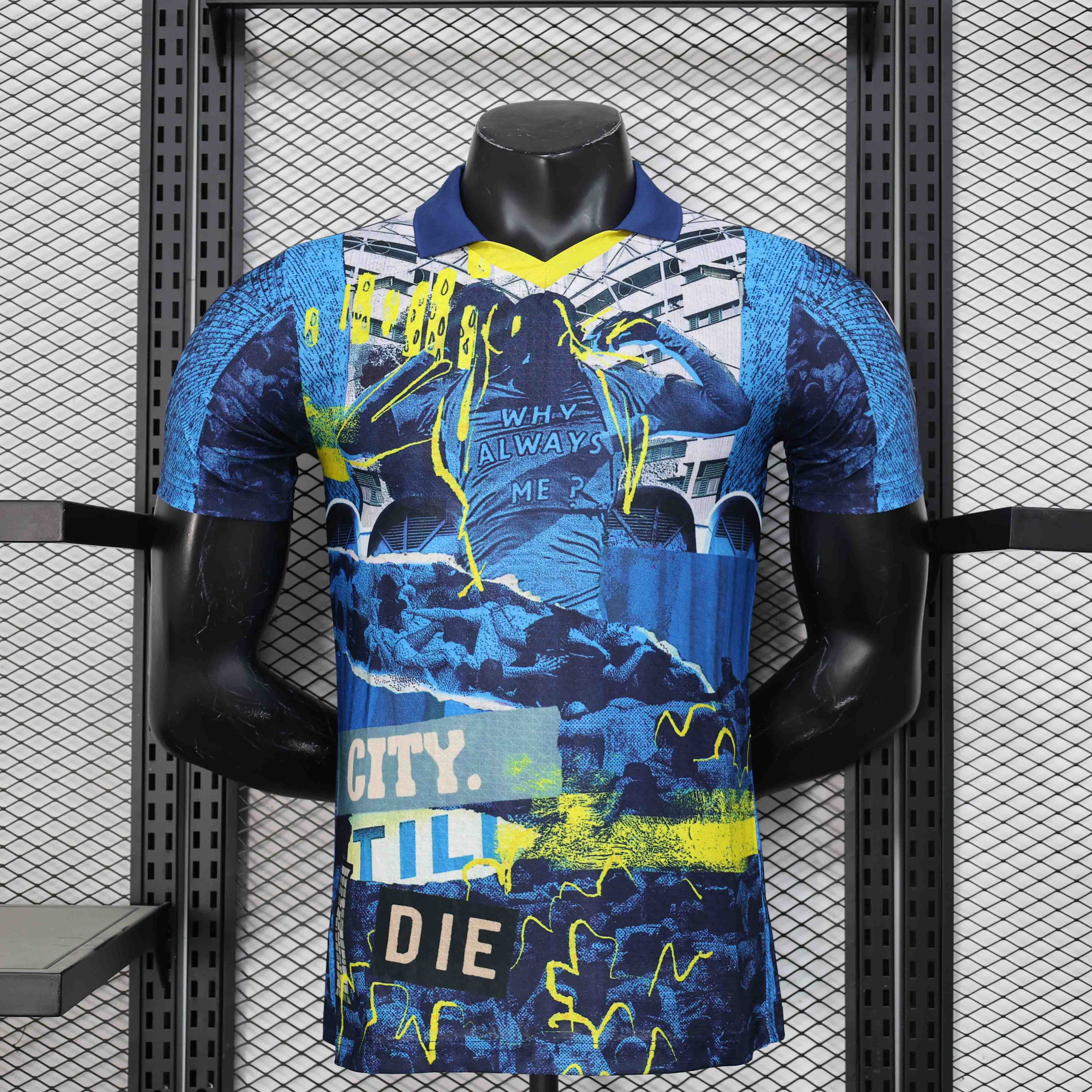 Manchester City Authentic City Till I Die Special Edition Football Jersey Shirt 2025/26