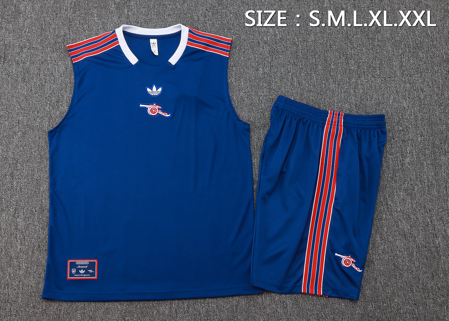 Arsenal Sleeveless Training Kit Blue 2025/26