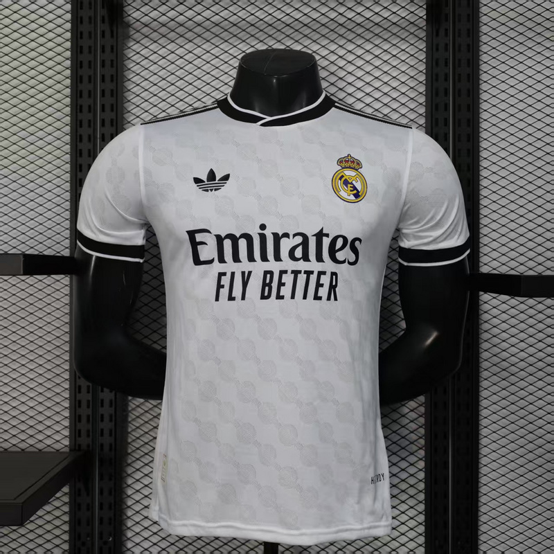 Real Madrid Authentic Soccer Jersey White Special Edition Shirt 2025/26