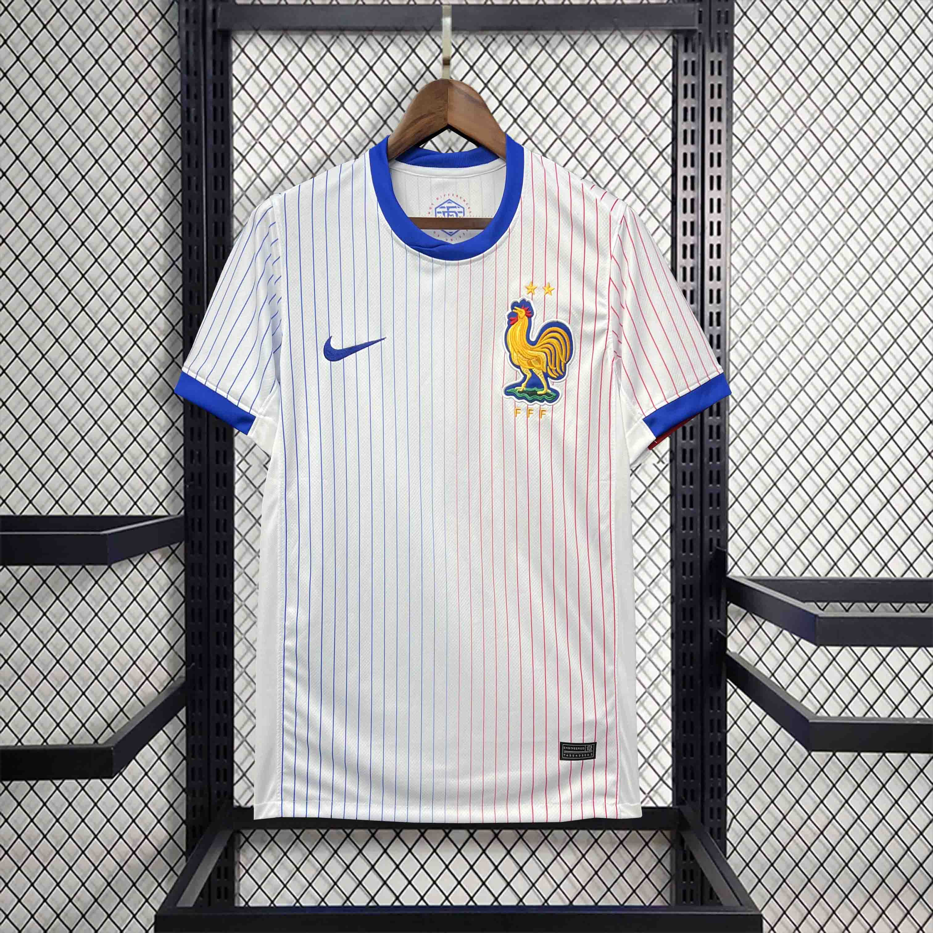 France Soccer Jersey Away Custom Shirt EURO 2024