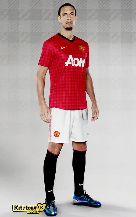 Manchester United Authentic Retro Home Long Sleeve Football Jersey Shirt 2012/13