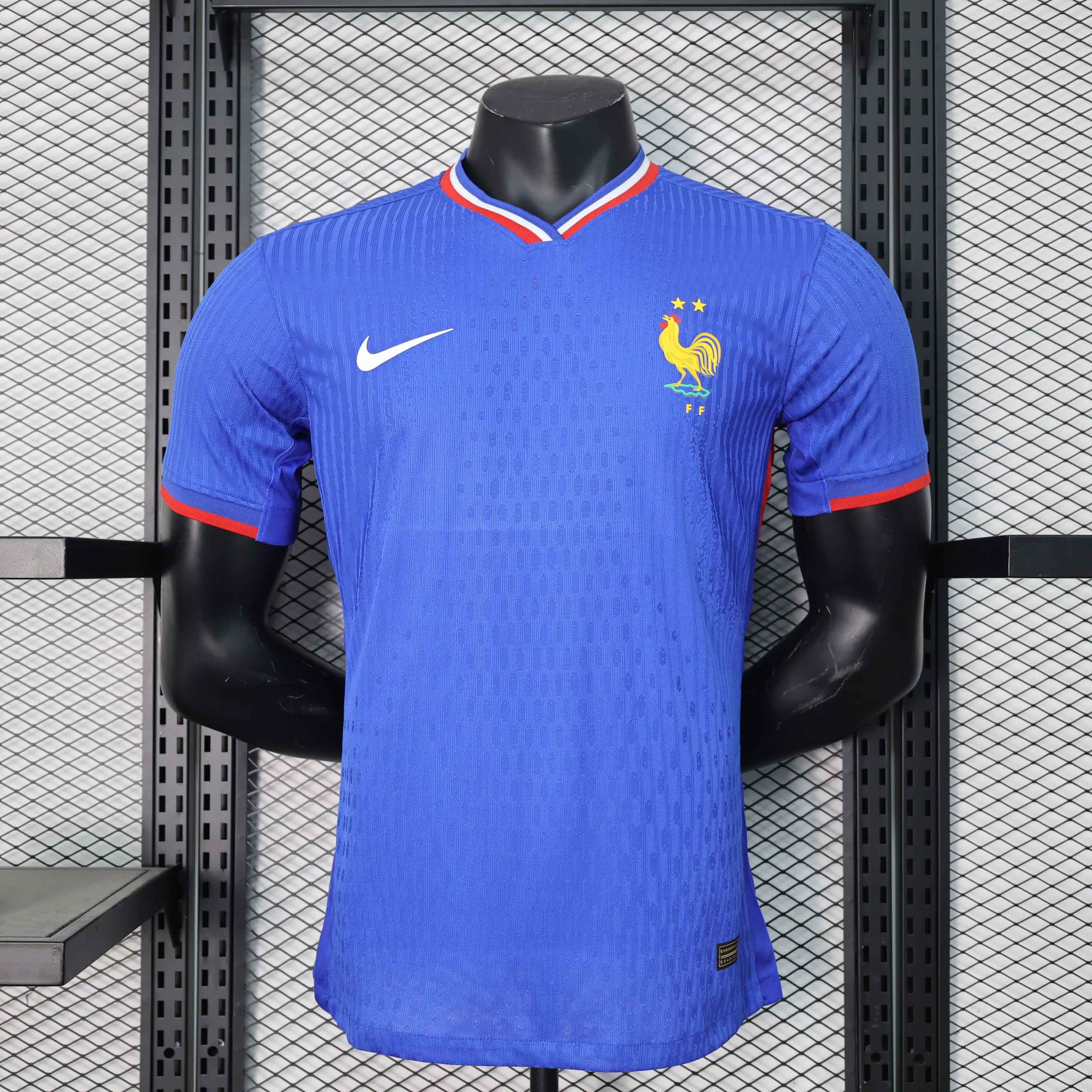 France Authentic Soccer Jersey Home Shirt EURO 2024
