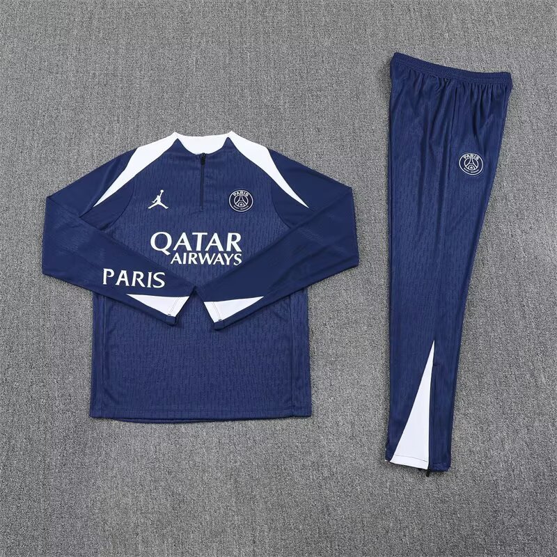 PSG Authentic Training Kit (Sweatshirt+Pants) Navy 2025/26 - Player Version