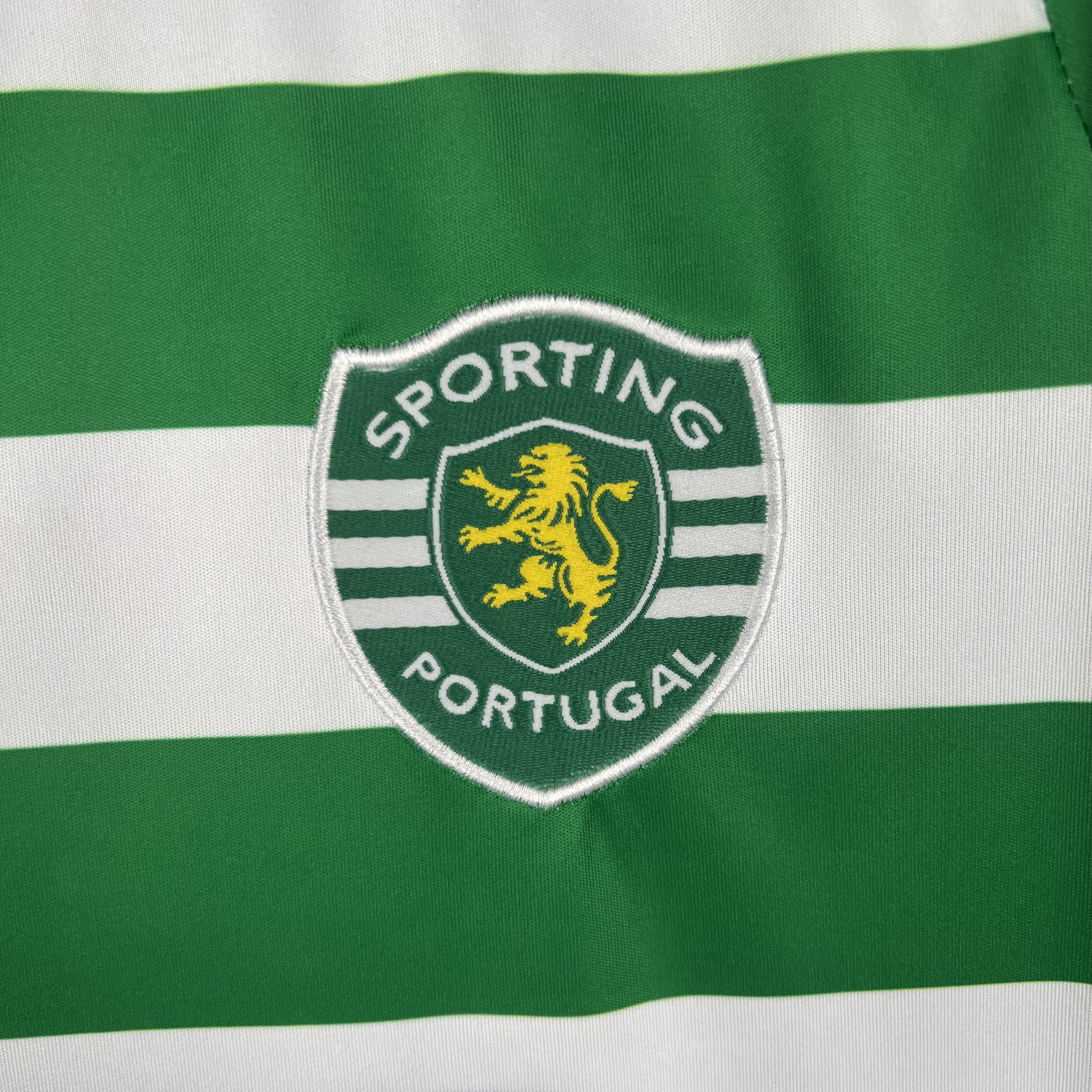 Sporting CP Retro Soccer Jersey Home Custom Shirt 2003/04