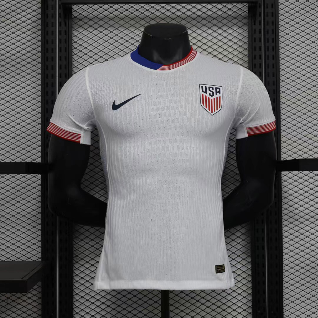 USA Authentic Soccer Jersey Home Shirt Copa America 2024