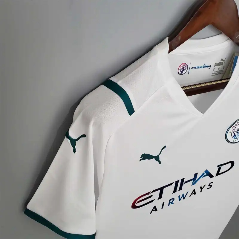 Manchester City Retro Away Football Jersey Shirt 2021/22