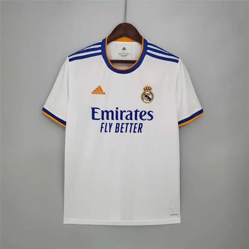 Real Madrid Retro Jersey Home Custom Soccer Shirt 2021/22