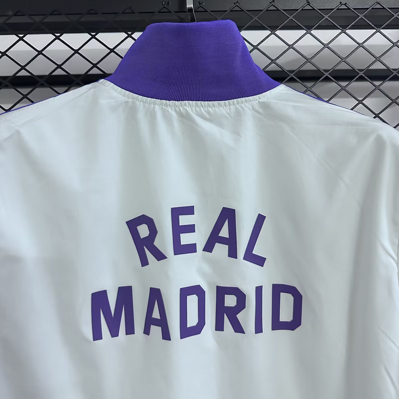 Real Madrid Windbreaker Jacket White 2025-26