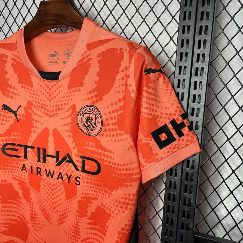 Manchester City Goalkeeper Football Jersey Shirt 2024/25