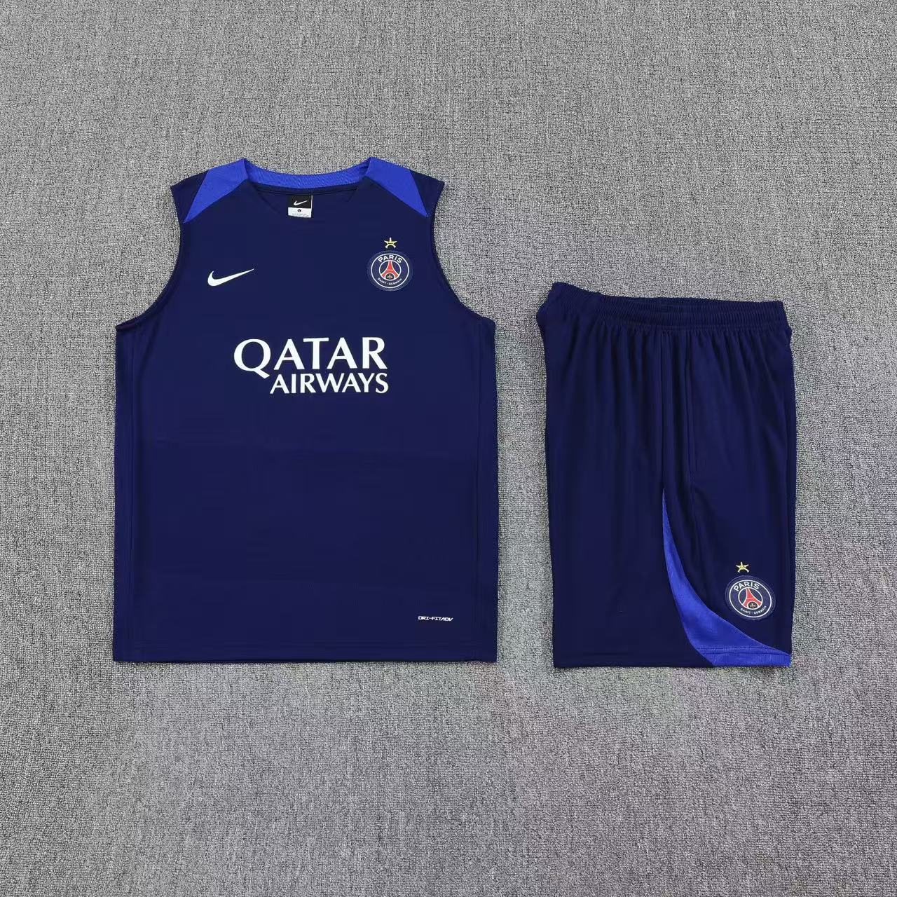 PSG Sleeveless Training Kit Blue 2025/26