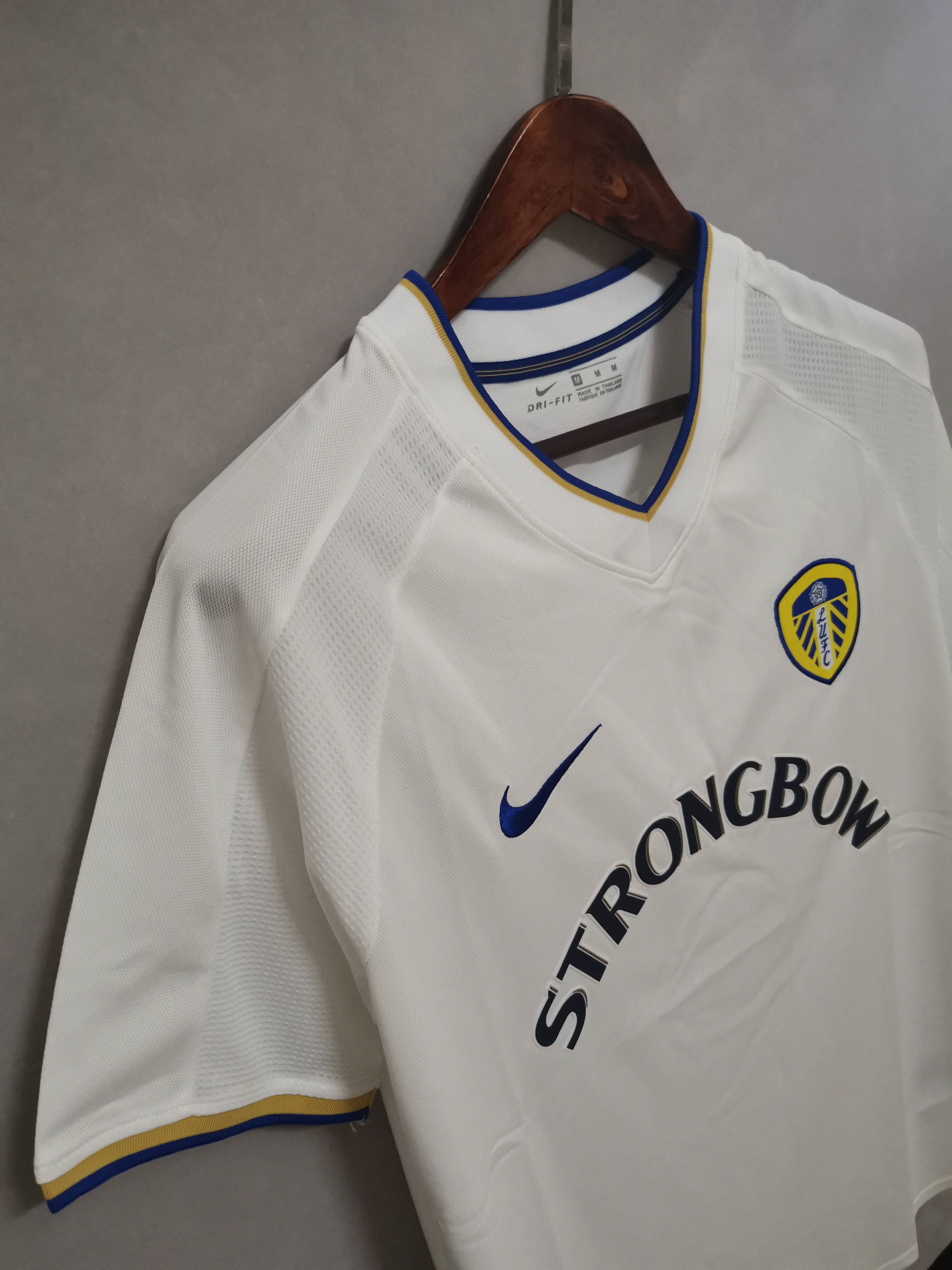 Leeds United Retro Football Jersey Home Shirt 2000/01