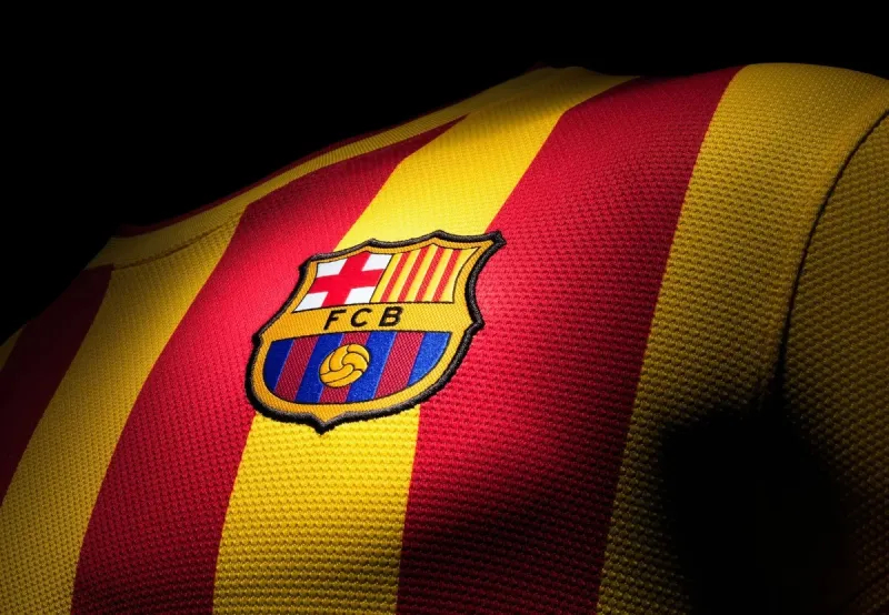 Barcelona Retro Jersey Away Soccer Shirt 2013-14