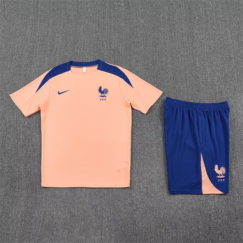 France Training Jersey Kit Orange 2025