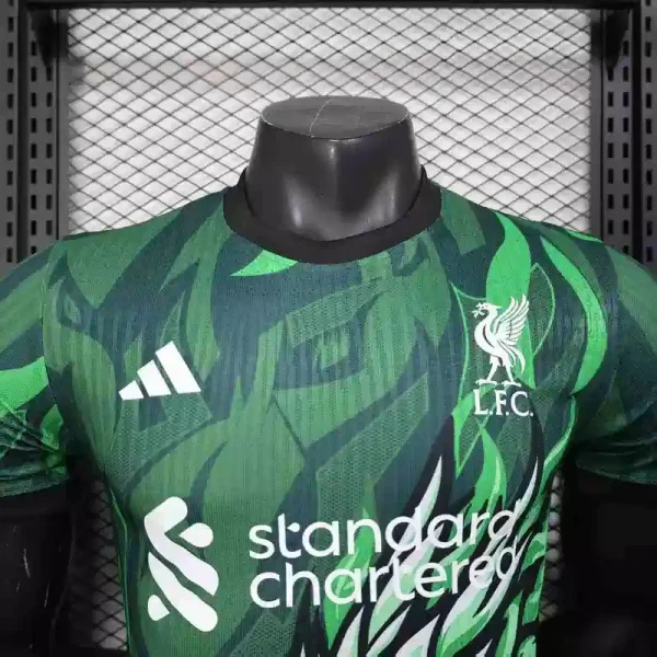 Liverpool Authentic Football Jersey Green Special Edition Shirt 2025/26