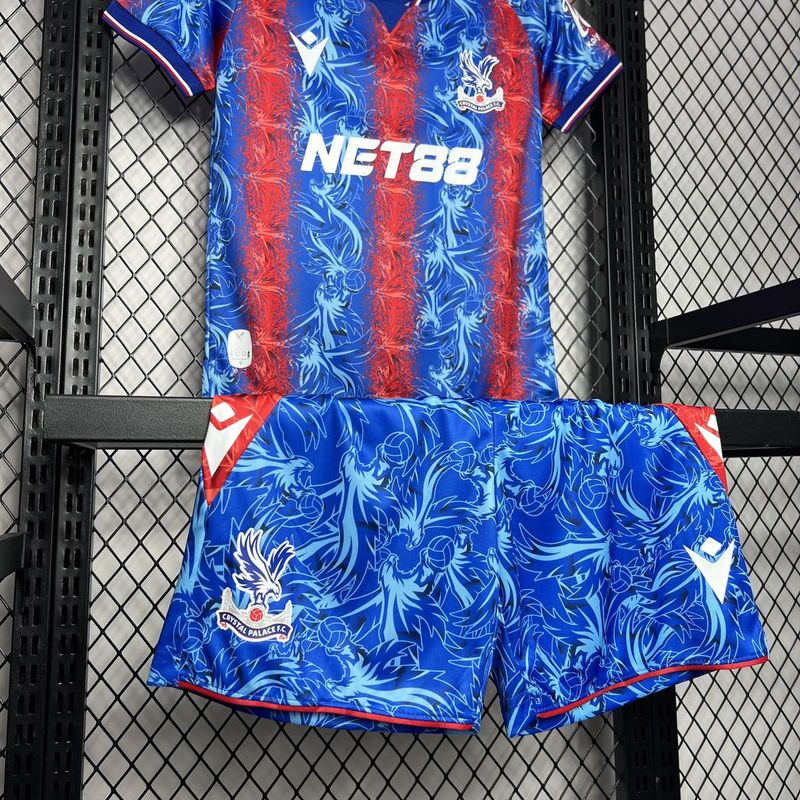 Crystal Palace Football Jersey Kids Kit Jersey+Shorts 2024/25