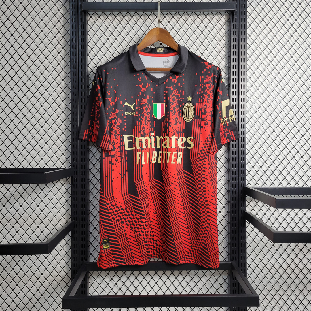 AC Milan Soccer Jersey Fourth Away Custom Shirt 2022/23