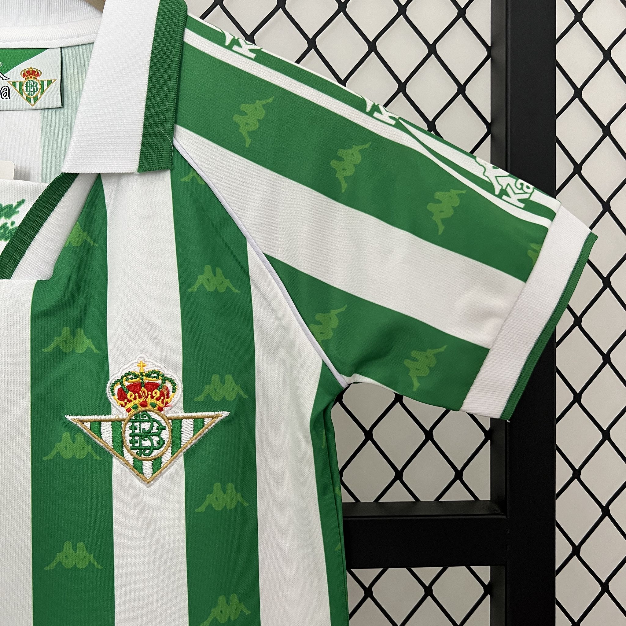 Real Betis Retro Jersey Home Kids Kit Jersey+Shorts 1995/97