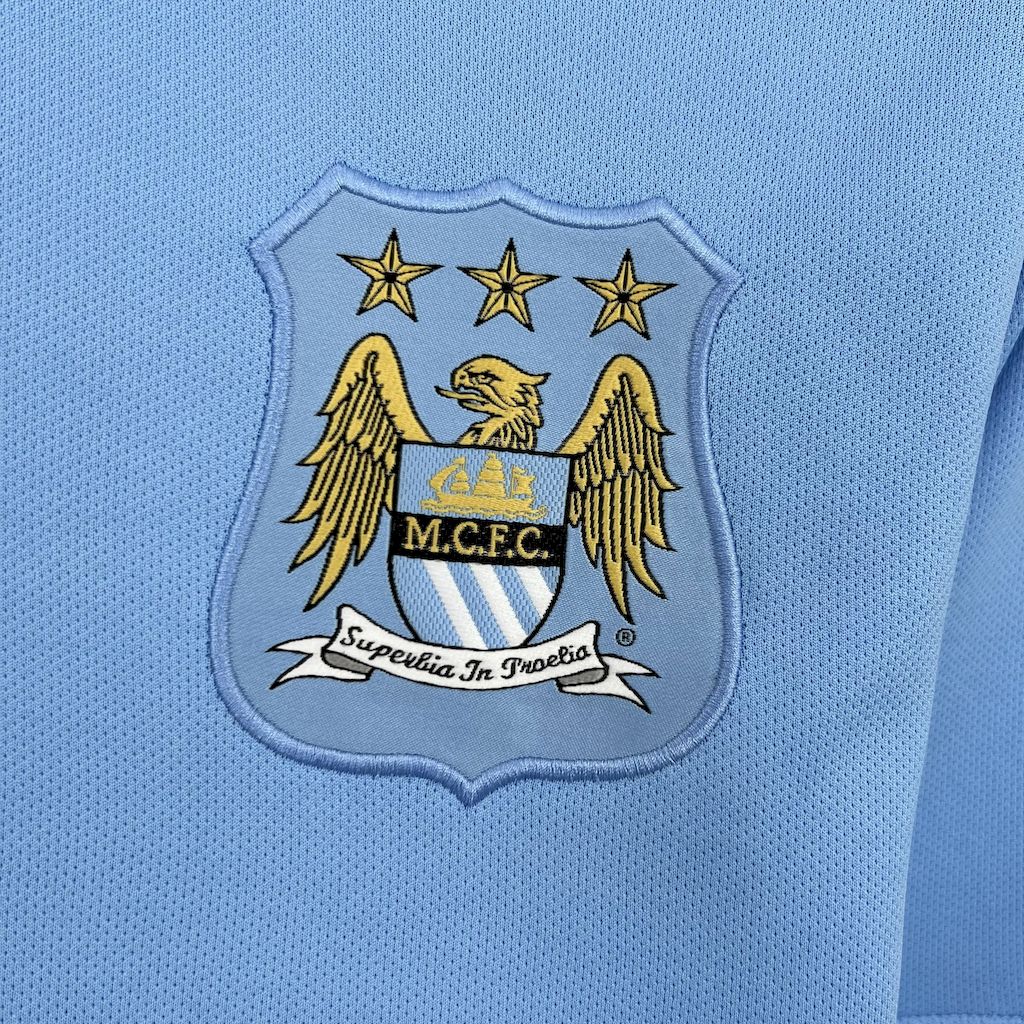 Manchester City Retro Home Football Jersey Shirt 2013/14