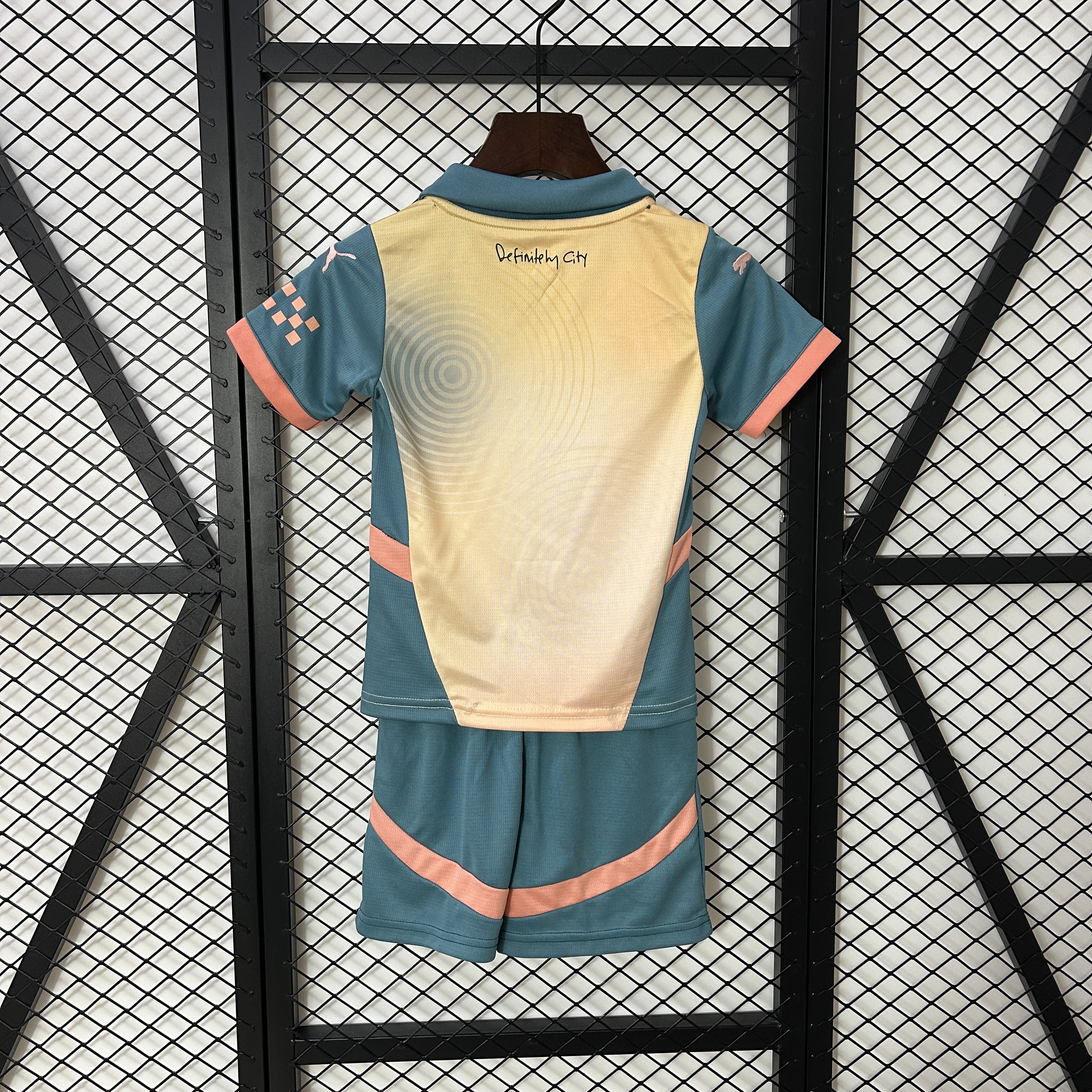 Manchester City Fourth Away Kids Kit Jersey+Shorts 2024/25