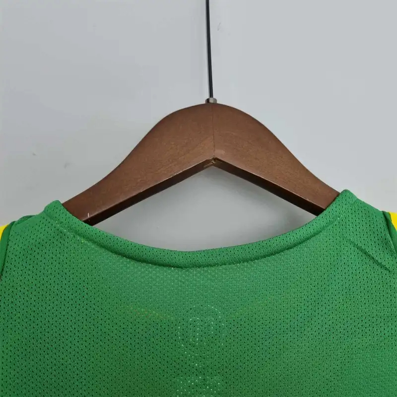 Brazil Retro Jersey Custom Home Soccer Jersey 2004