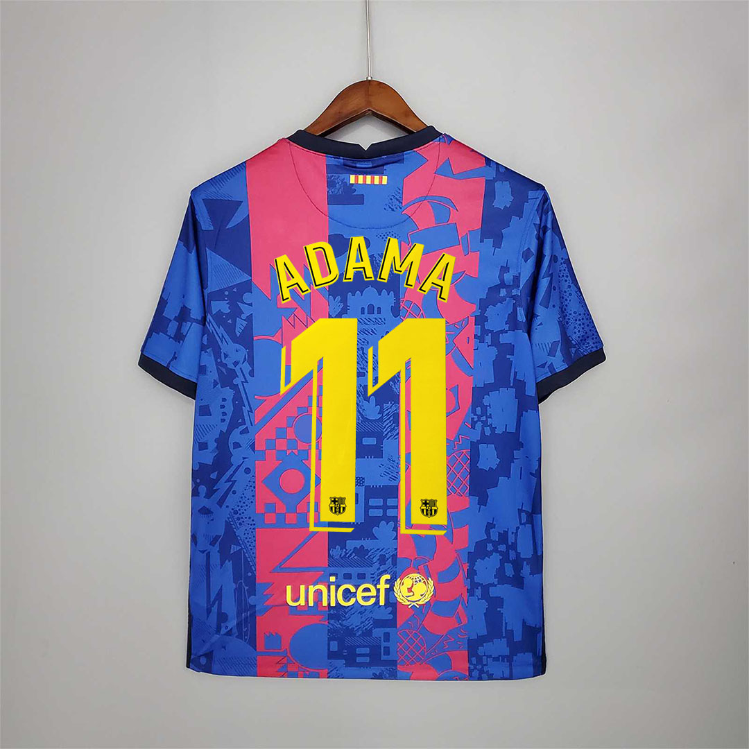 Barcelona Retro Jersey Third Away Soccer Shirt 2021/22