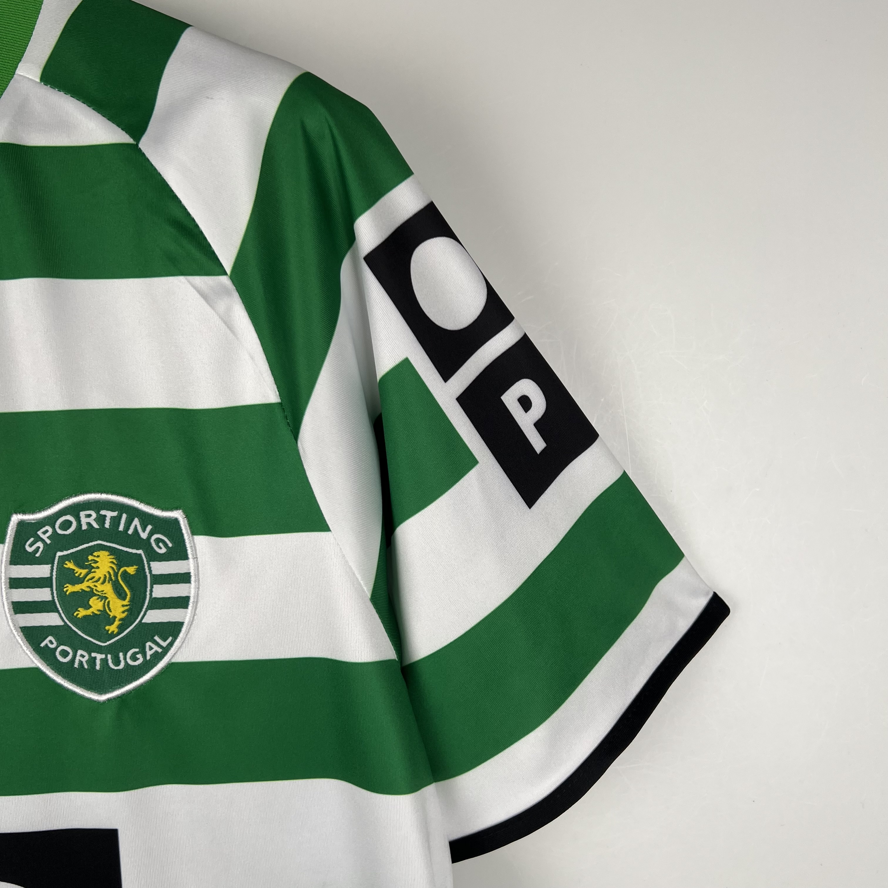 Sporting CP Retro Soccer Jersey Home Custom Shirt 2003/04