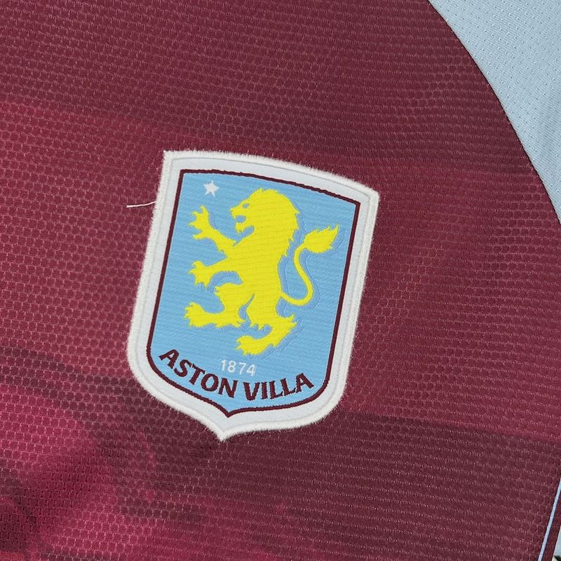 Aston Villa Football Jersey Home Custom Shirt 2025/26