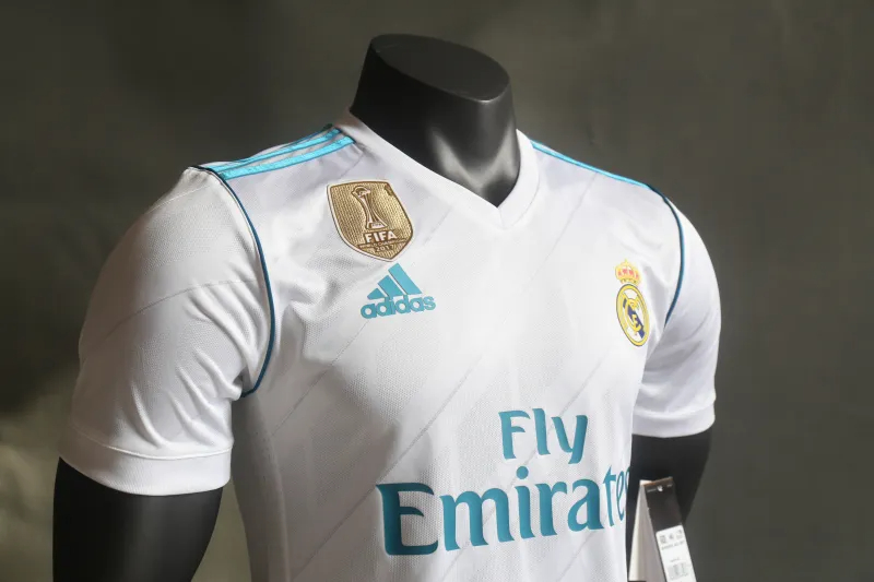 Real Madrid Authentic Retro Jersey Home Soccer Shirt 2017/18