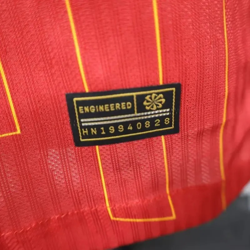 Liverpool Authentic Football Jersey Home Long Sleeve Shirt 2024/25