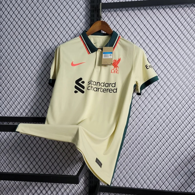 Liverpool Retro Football Jersey Away Custom Shirt 2021/22