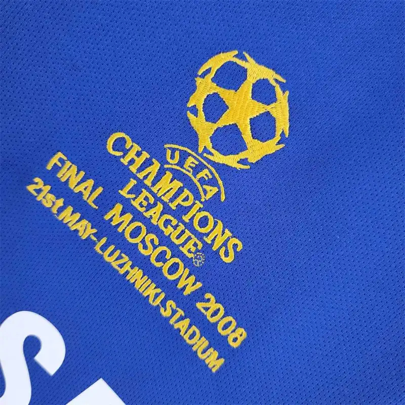 Chelsea Retro Football Jersey Home Shirt UCL Final 2007-08