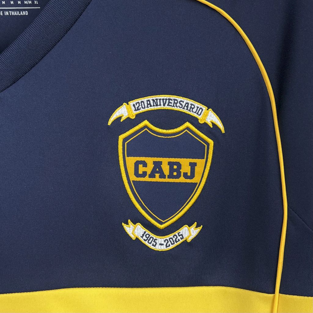 Boca Juniors Soccer Jersey Home Custom Shirt 2025/26 - 120th Anniversary