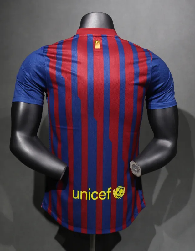 Authentic Barcelona Retro Jersey Home Soccer Shirt 2011-12