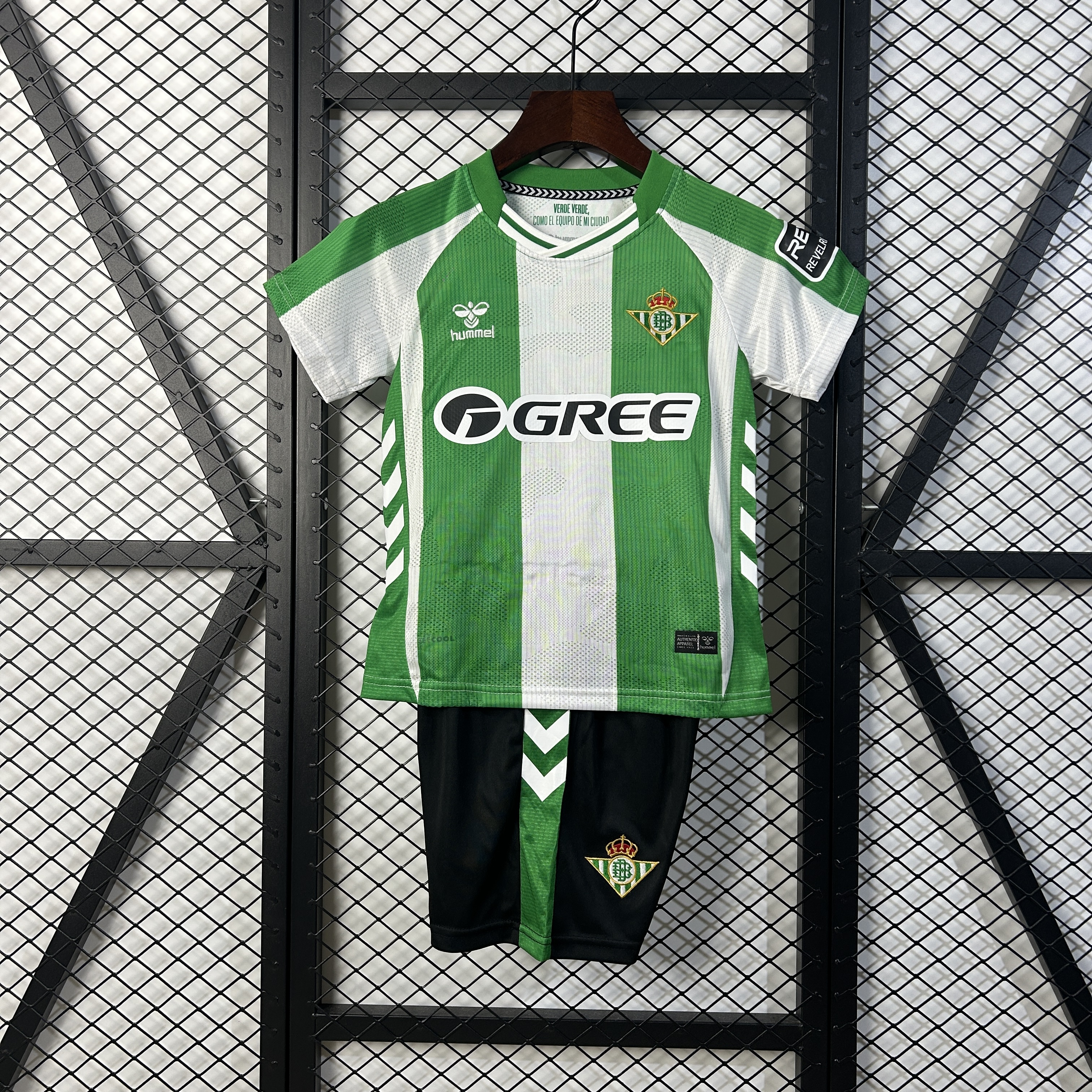 Real Betis Home Kids Kit Jersey+Shorts 2025/26