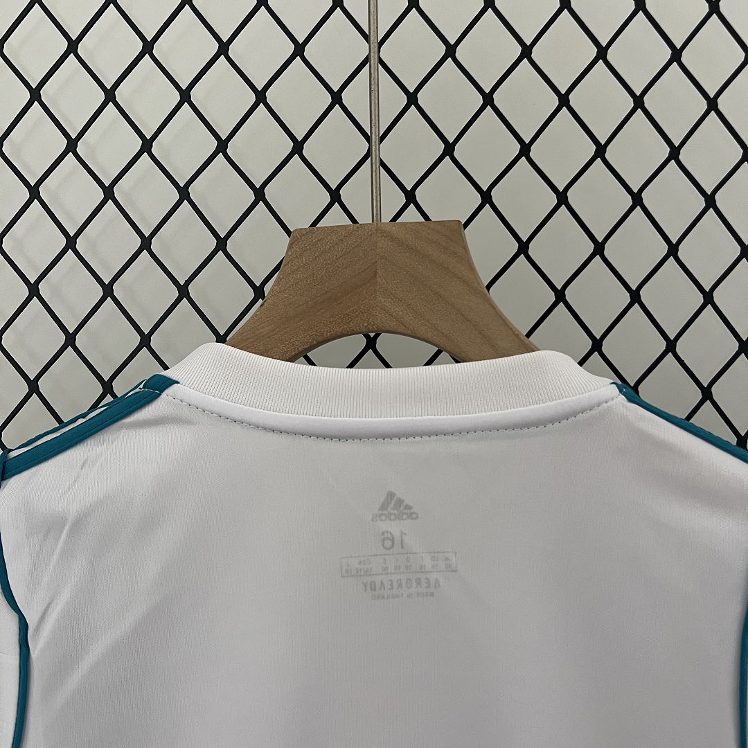 Real Madrid Retro Jersey Home Kids Kit Jersey+Shorts 2017/18