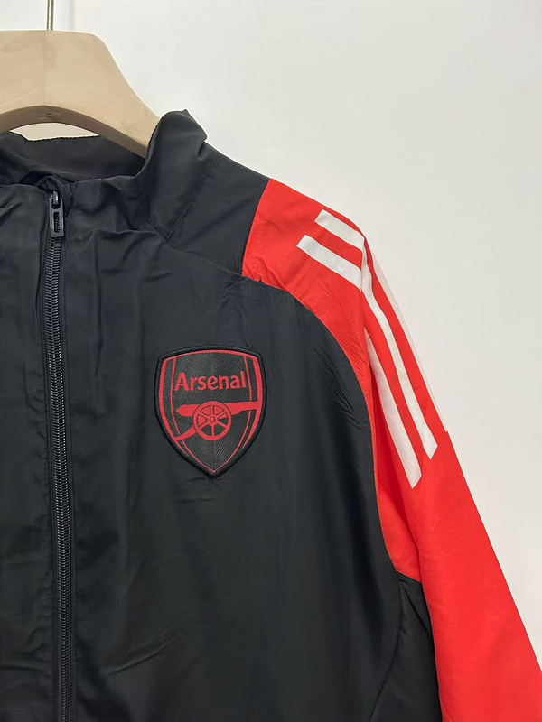 Arsenal Windbreaker Jacket Black 2025/26