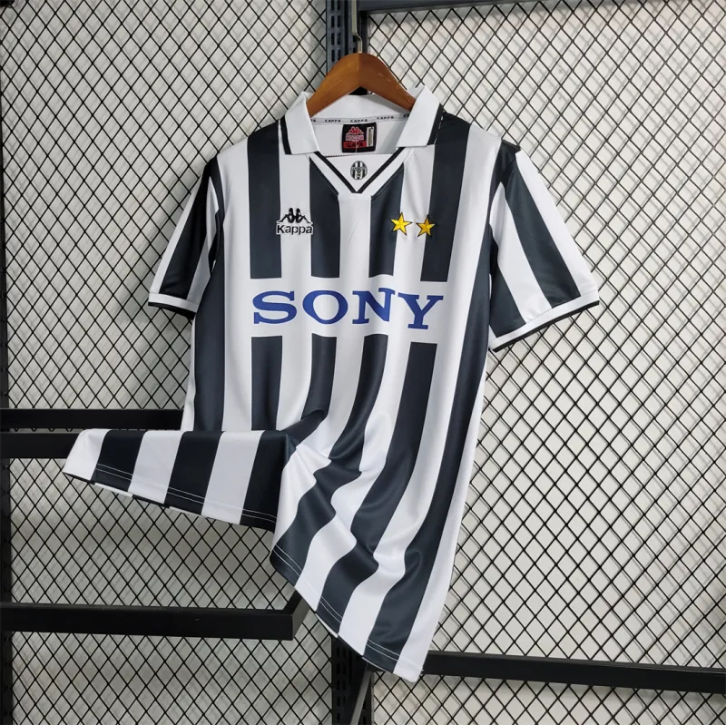 Zidane 21# Juventus Retro Soccer Jersey Home Shirt 1995-97