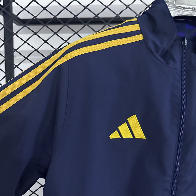 Real Madrid Reversible Double-Sides Windbreaker Jacket Blue 2025-26