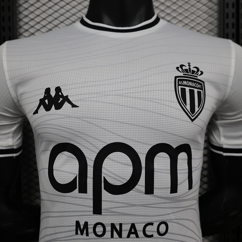 AS Monaco Authentic Soccer Jersey Third Away Shirt 2024/25