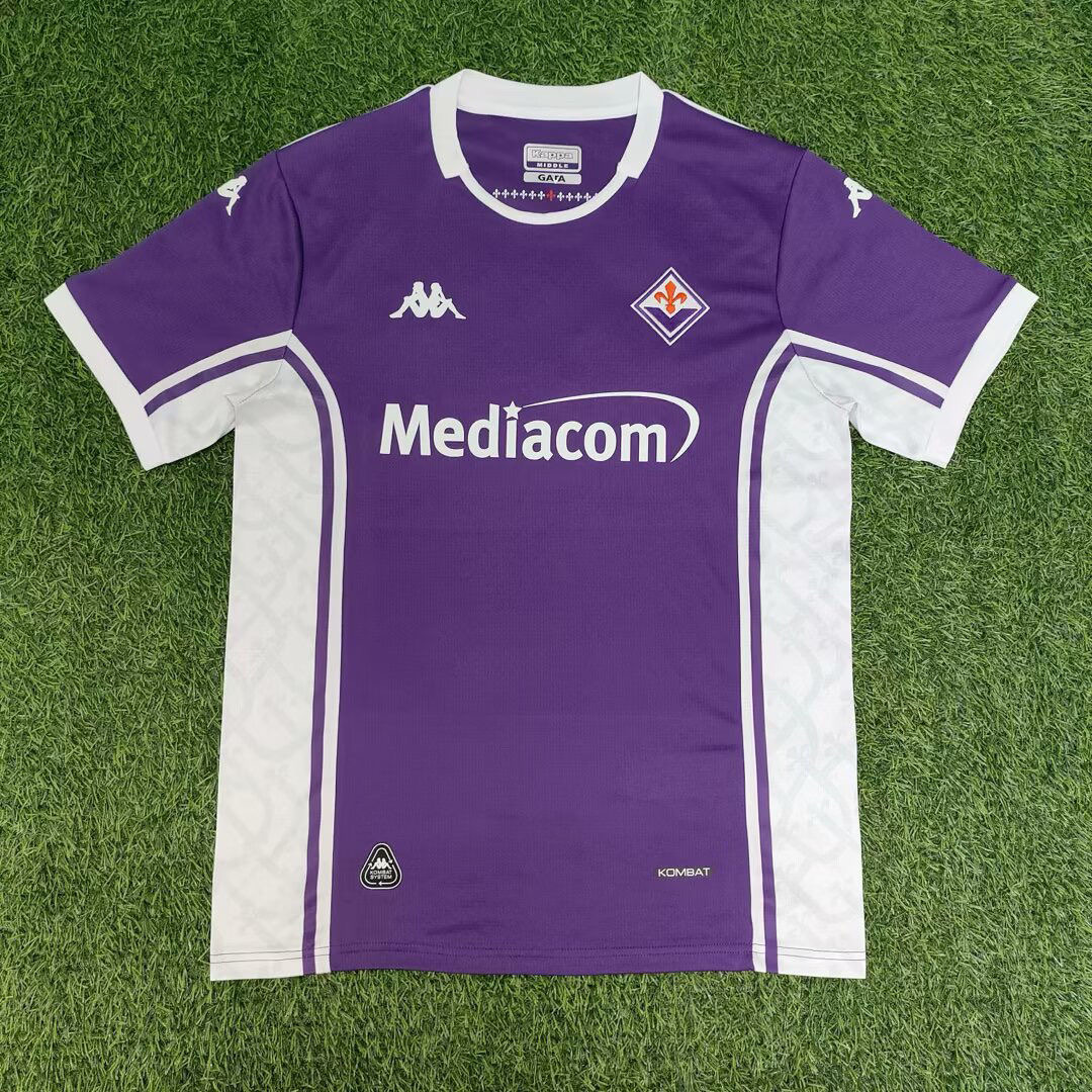 Fiorentina Soccer Jersey Home Custom Shirt 2025/26