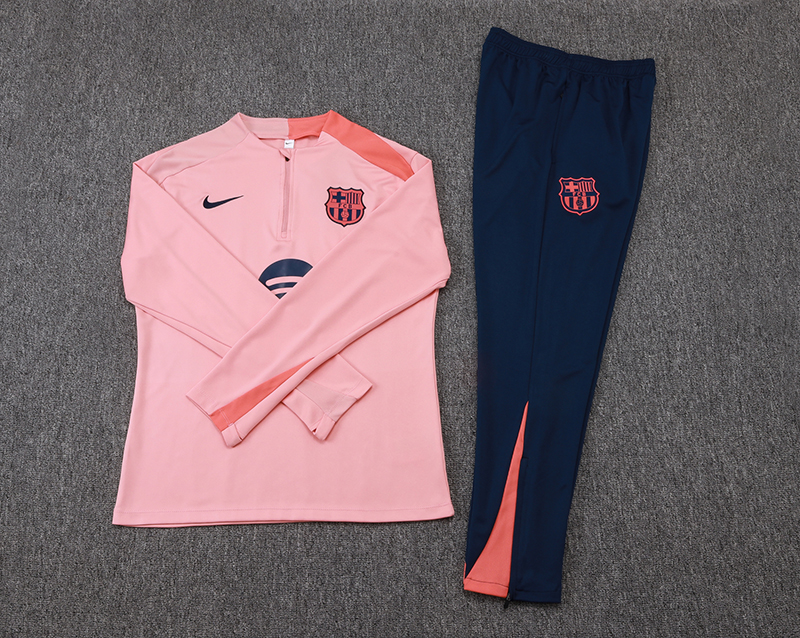 Barcelona Training Kit (Sweatshirt+Pants) Pink 2025/26