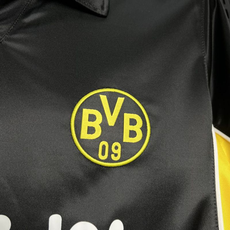 Borussia Dortmund Retro Jersey Away Soccer Shirt 1998-2000