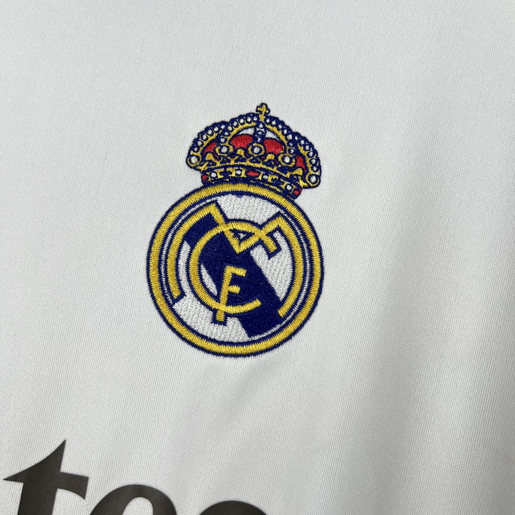 Real Madrid Soccer Jersey Home Custom Long Sleeves Shirt 2025/26