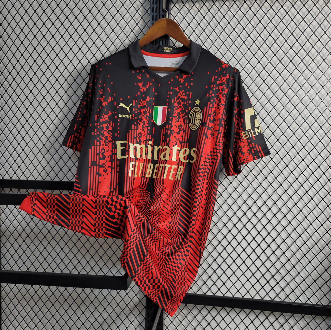 AC Milan Soccer Jersey Fourth Away Custom Shirt 2022/23