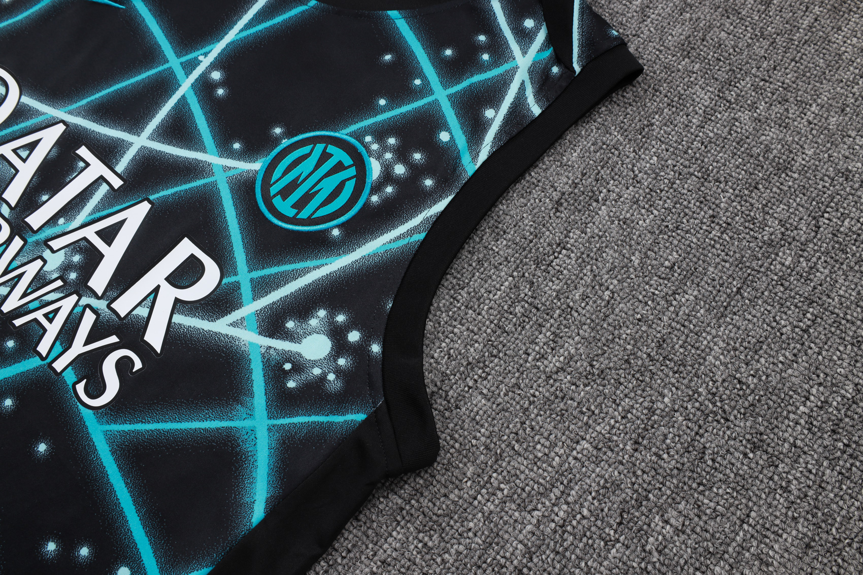 Inter Milan Sleeveless Training Kit Black&Blue 2025/26