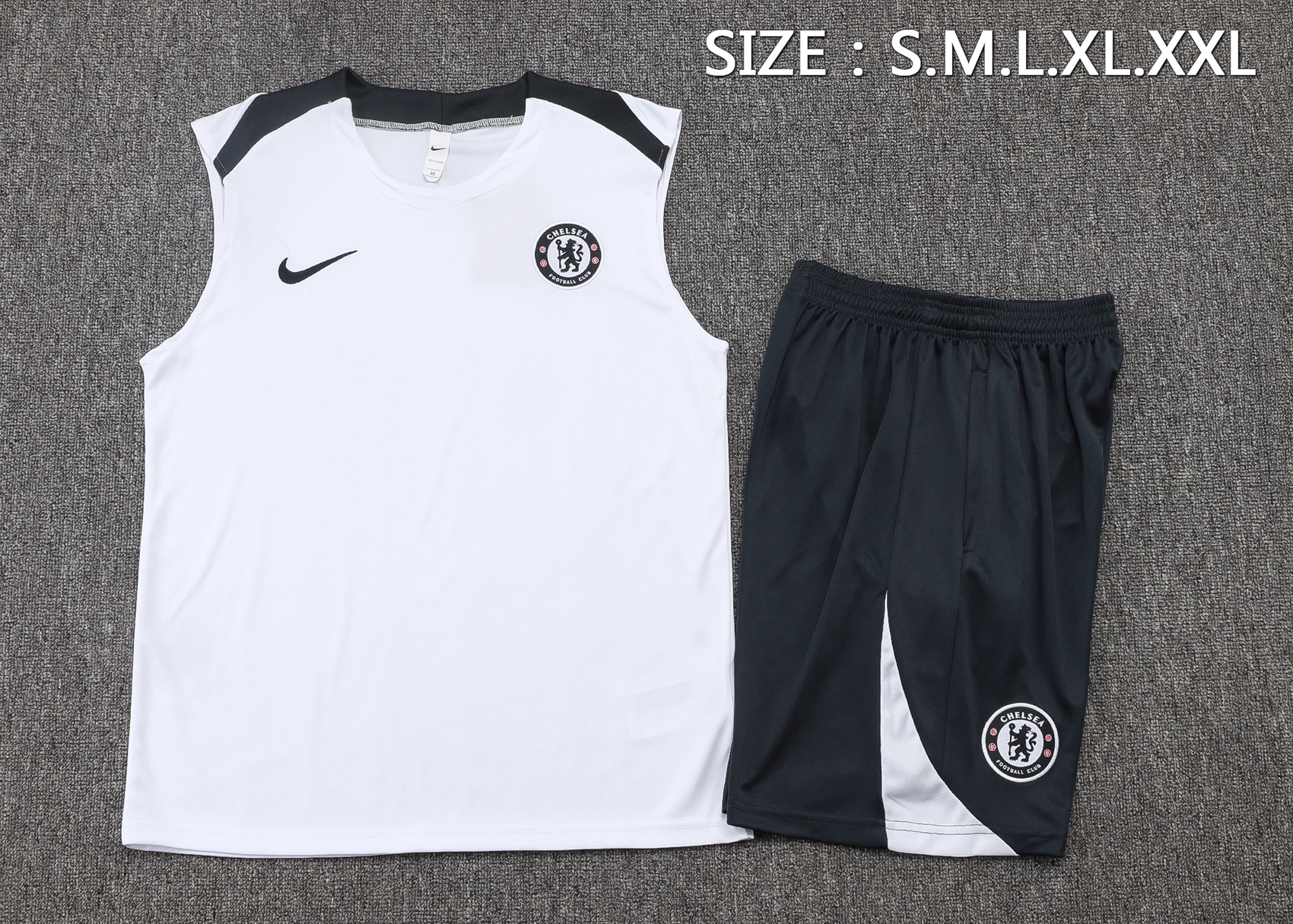 Chelsea Sleeveless Training Kit White 2025/26