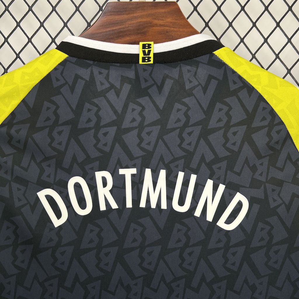 Borussia Dortmund Retro Jersey Away Soccer Shirt 1995/96